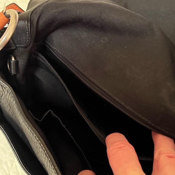 Coach Chelsea Black Pebbled Leather Shoulder Bag (F10893) - Picture 9 of 13